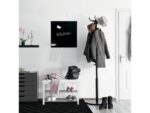 Sigel Stiftenhouder, lichtgrijs, inclusief magnetische clip voor  bevestiging aan het glas-magneetbord, kunststof, 75x37x35