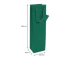 Cadeautas Sigel fles, opaal groen