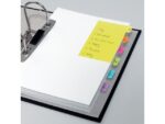 Tabmarker notes Sigel 98x148mm 6 kleuren 42 sheets