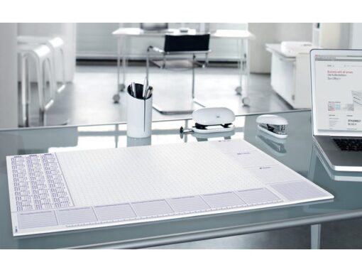 Bureauonderlegger Sigel LiLac 59,5x41cm, 80 grams papier,   30 vel, 3-jaars kalender. Kalender 2023/24/25.