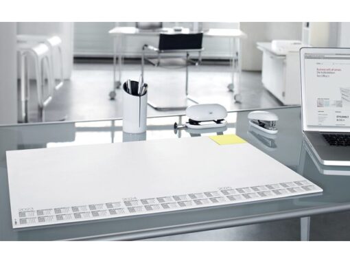 Bureauonderlegger Sigel Memo wit , 59,5x41cm, 80 grams      papier, 30 vel, 3-jaars kalender.