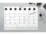Bureauonderlegger en wand kalender Sigel met ophang         mogelijkheid, 59,5x41cm, 120 grams papier, 12 vel, 3-jaars