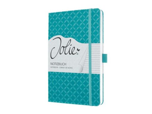Notitieboek Sigel Jolie Flair A5 hardcover gelinieerd aqua  groen