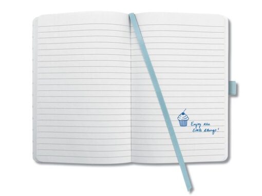 Notitieboek Sigel Jolie Flair A5 hardcover gelinieerd sky   blue