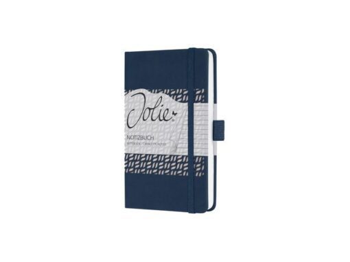 Notitieboek Sigel Jolie Impress A6 hardcover gelinieerd     'Midnight Blue'
