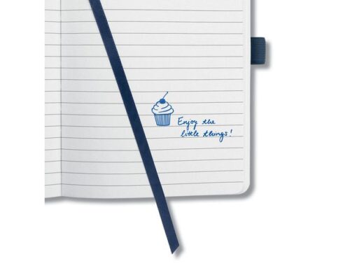Notitieboek Sigel Jolie Impress A5 hardcover gelinieerd     'Midnight Blue'