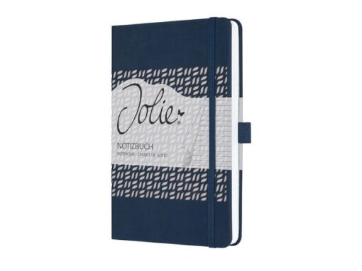 Notitieboek Sigel Jolie Impress A5 hardcover gelinieerd     'Midnight Blue'