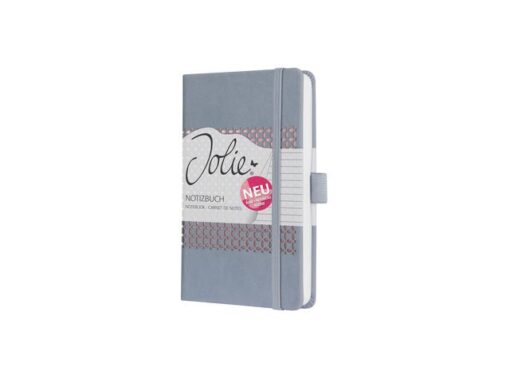 Notitieboek Sigel Jolie Impress A6 hardcover gelinieerd     'Glacier Grey'