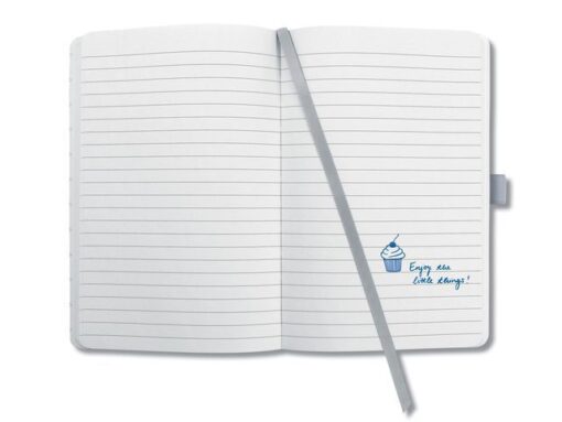 Notitieboek Sigel Jolie Impress A5 hardcover gelinieerd     'Glacier Grey'