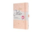 Sigel Notitieboek Jolie Beauty A5 hardcover gelinieerd roze love  174 blz 80g