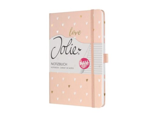 Sigel Notitieboek Jolie Beauty A5 hardcover gelinieerd roze love  174 blz 80g