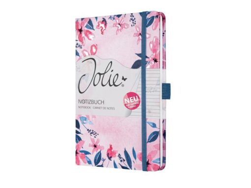 Sigel Notitieboek Jolie Beauty A5 Loose Florals Pink 174blz 80g   gelinieerd
