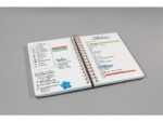 Sigel Notitieboek Jolie Inspire A5 spiraal Brush Marks.           Punt-gelijnd. 240pagina's, 120grams papier. Hardcover