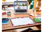 Sigel Weekplanner Inspire A4 liggend met GRATIS bureauonderlegger Flower Love (JS200)