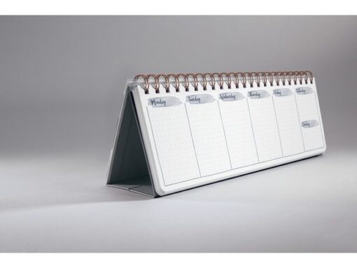 Sigel Weekplanner Inspire A4 liggend met GRATIS bureauonderlegger Rose Inspiration (JS201)