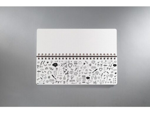 Sigel Weekplanner Beauty A4 liggend GRATIS bureauonderlegger      Glamorous Leaves (JS103)