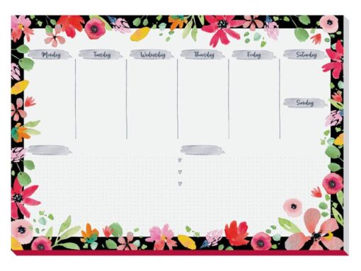 Sigel Dagplanner Inspire A5 GRATIS bureauonderlegger Flower Love  (JS200)