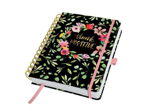 Sigel Dagplanner Inspire A5 GRATIS bureauonderlegger Flower Love  (JS200)