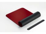Onderlegger oprolbaar Sigel zwart-rood, 800x300x2mm         imitatieleer, dubbelzijdig