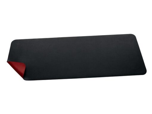 Onderlegger oprolbaar Sigel zwart-rood, 800x300x2mm         imitatieleer, dubbelzijdig