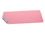 Onderlegger oprolbaar Sigel roze-zilver, 800x300x2mm        imitatieleer, dubbelzijdig