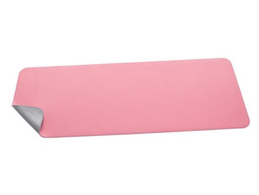 Onderlegger oprolbaar Sigel roze-zilver, 800x300x2mm        imitatieleer, dubbelzijdig