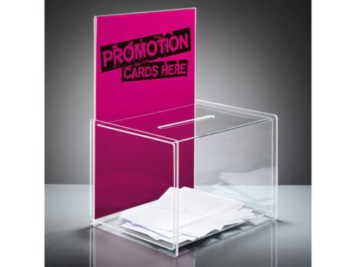 Actiebox Sigel transparant 22x17x30 cm + insteek voor A4