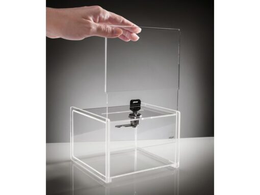 Actiebox Sigel transparant incl slot 15x22x15mm cm +        insteek voor A6