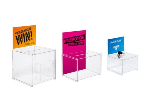 Actiebox Sigel transparant incl slot 15x22x15mm cm +        insteek voor A6