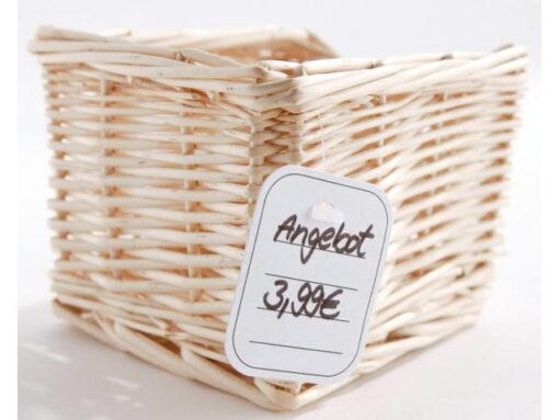 Sigel Prijskaart 40x50 mm met gat gelinieerd, doos a 500 stuks