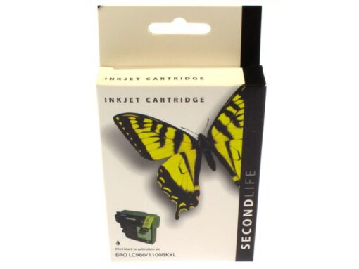 Cartridge SecondLife Brother LC 980/1100 zwart