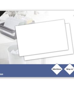 Kangaro KTC Systeemkaart Kangaro 125x200m blanco 190 grams pak a 100 vel