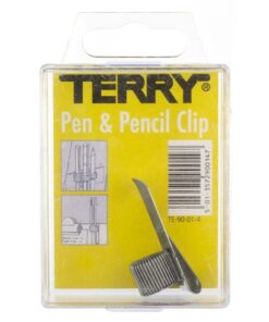 clip is vernikkeld. De houder heeft een flexibele diameter van 7 tot 15mm. Geschikt voor 1 pen of potlood. Kleur zilver.