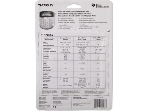Texas Instruments Calculator TI-1795 SV