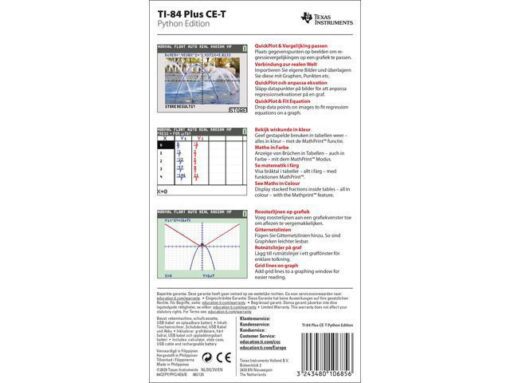 Texas Instruments Graphing calculator 84PLCET PY Python Edition