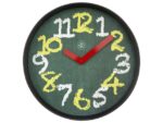 NeXtime Wandklok NXT dia 30cm Groen Plastic Chalkboard