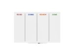 Whiteboard Rocada Skinagile 100x150cm wit gelakt