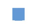 Whiteboard Rocada Skincolour 100x100cm blauw gelakt