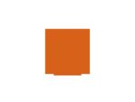 Whiteboard Rocada Skincolour 100x100cm oranje gelakt