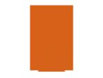 Whiteboard Rocada Skincolour 100x150cm oranje gelakt
