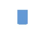 Whiteboard Rocada Skincolour 55x75cm blauw gelakt