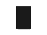 Whiteboard Rocada Skinliquid 75x115cm zwart gelakt