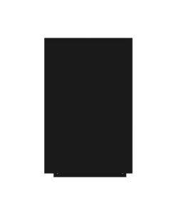 Whiteboard Rocada Skinliquid 75x115cm zwart gelakt
