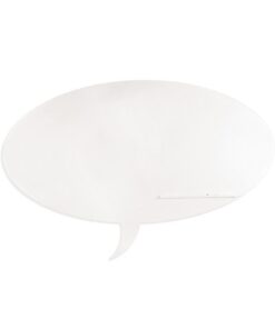 Whiteboard Rocada Skinshape Talk 75x115cm wit gelakt