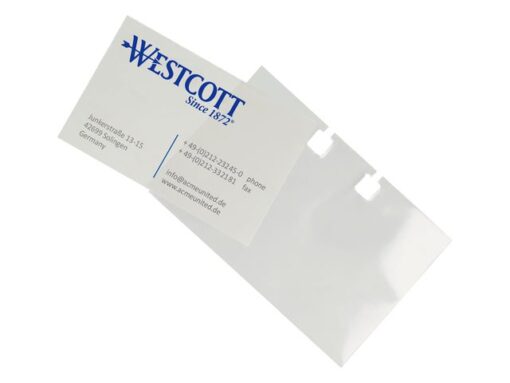 Hoezen Westcott tbv Rolodex AC-E744539 50stuks              10,2x1,6x6,8cm
