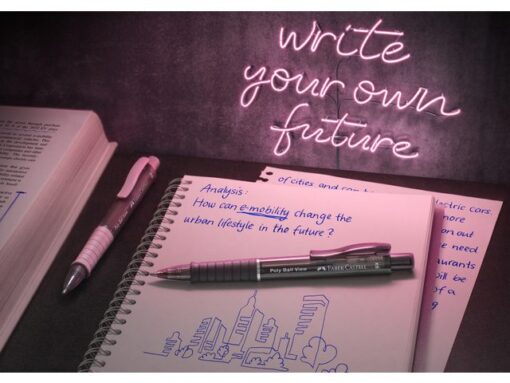 Faber Castell Balpen Faber-Castell Polyball View rose shadows