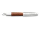 Vulpen Faber Castell E-motion chroom/ bruin perenhout M