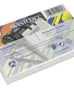 Hoezen Westcott tbv Rolodex AC-E744539 50stuks              10,2x1,6x6,8cm