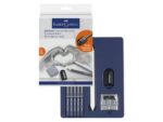 Faber Castell Houtskoolset Faber-Castell 8-delig: 5 houtskoolpotloden     (extra super zacht, superzacht, zacht, medium en hard) 1