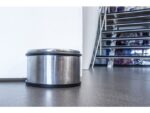 Kangaro KTC Deurstopper Kangaro metaal, hoog, chroom, 1800 gram,        afmeting: Ø11x7cm hoog